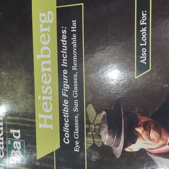 Heisenberg Walter Breaking Bad Figure New Collectible Hat Glasses - Picture 5 of 8